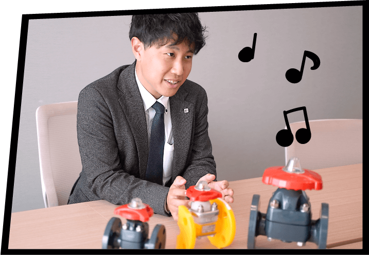 簡易的に流整を行うことを目的として、このボールバルブ21α型Flow Control タイプが開発されました。
