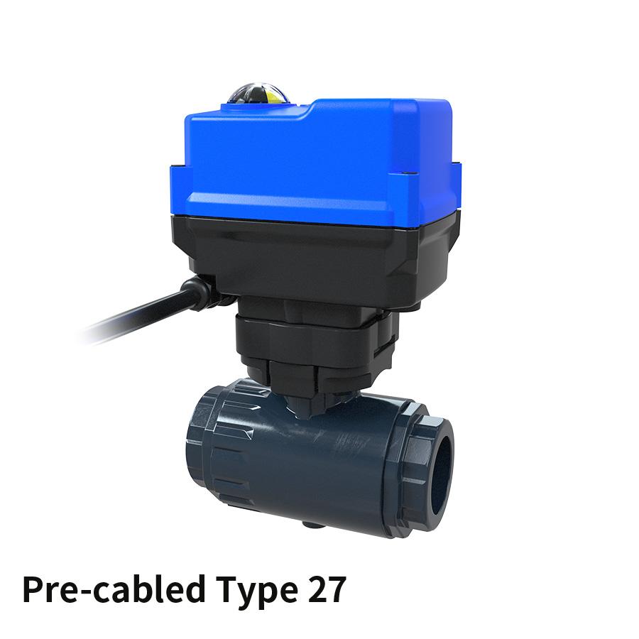 Compact Ball Valve Type27 (Electric Actuated TypeTC)[3/8-2inch]（13～50mm)  