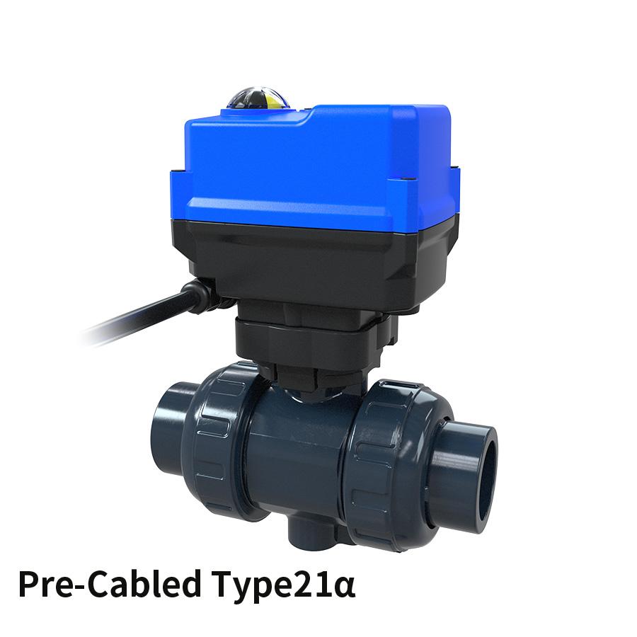 Ball Valve Type21・21α( Electric Actuated TypeTC) ［1/2-4inch] (15-100mm)