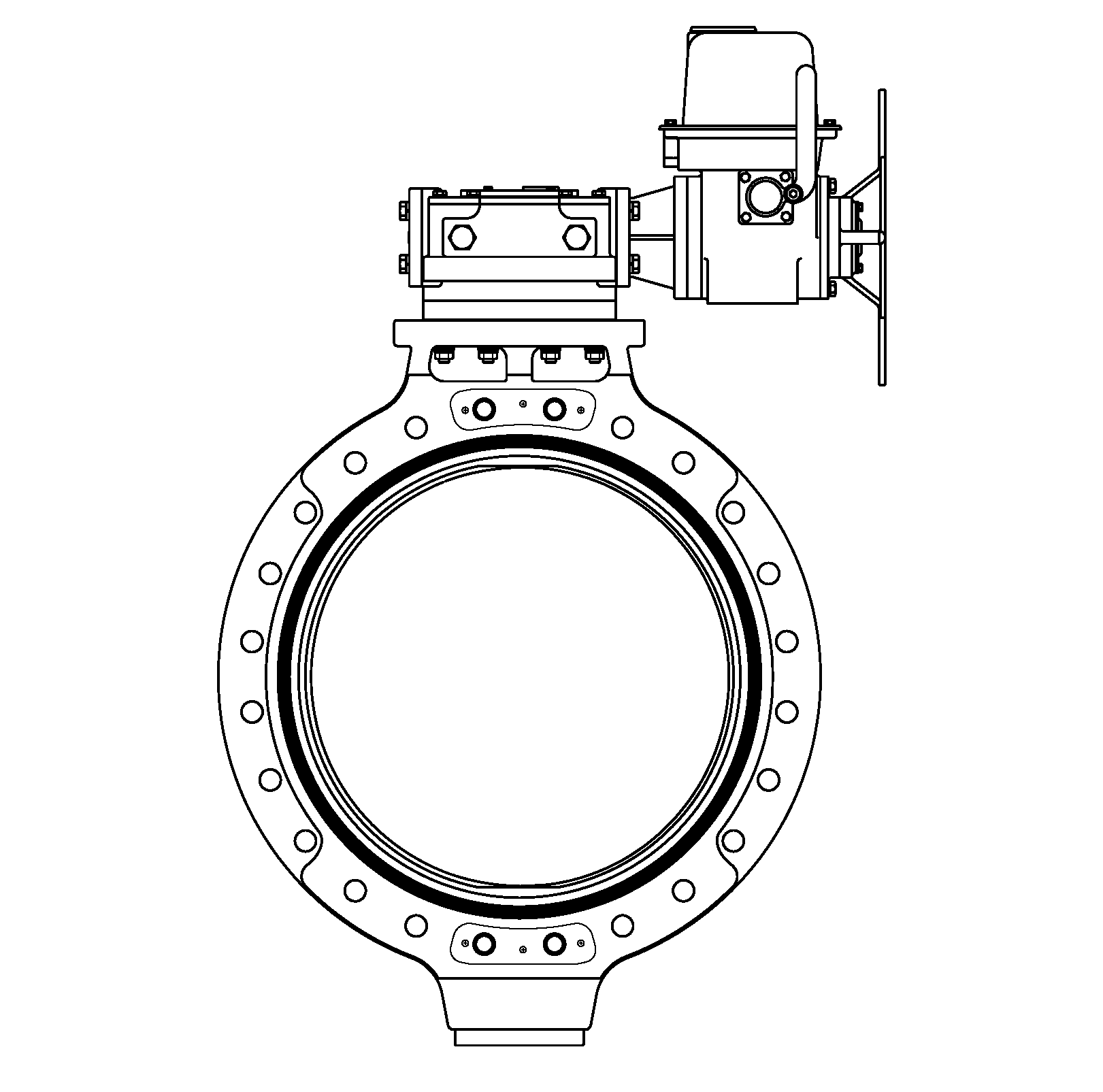 Butterfly Valve Type 58 (Electric Actuated Type S)[28-36inch](700-900mm)
