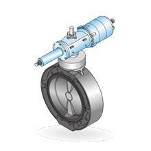Butterfly Valve Type 56D, 75D (Pneumatic Actuated Type TW) [16-24inch]（400-600mm）